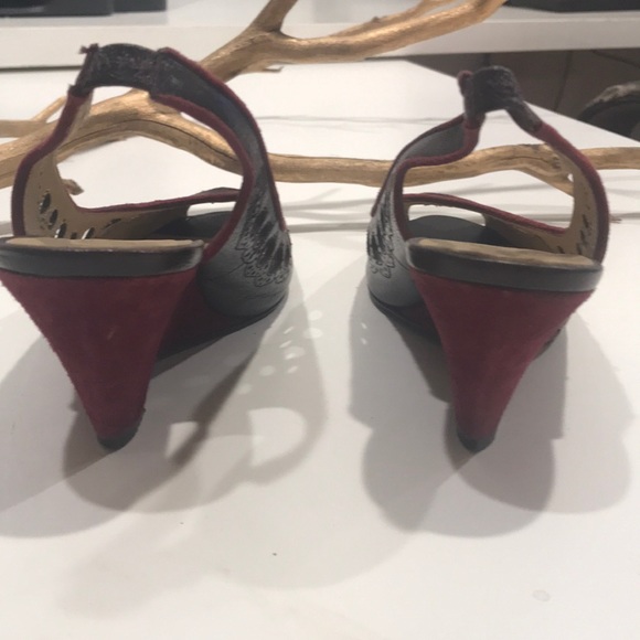 LOVELY PEOPLE retro suede leather slingback heel - Picture 4 of 8